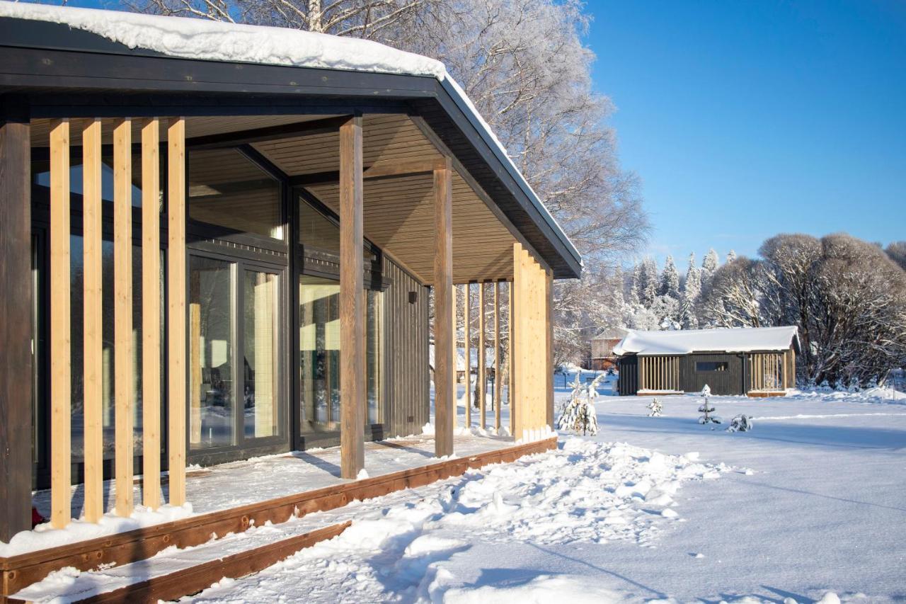 Holiday Houses Lille'S With Sauna Aluksne Bagian luar foto